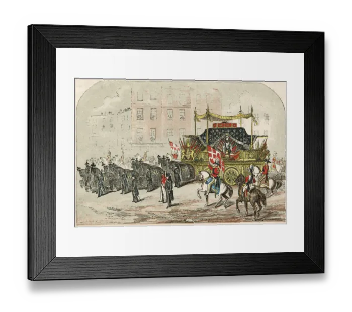 Framed Print : Funeral Car Framed Print : Funeral Car