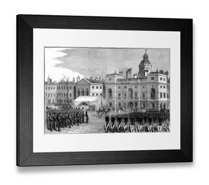 Framed Print : State funeral: the Duke of Wellington, London 1852 (engraved illustration) Framed Print : State funeral: the Duke of Wellington, London 1852 (engraved illustration)