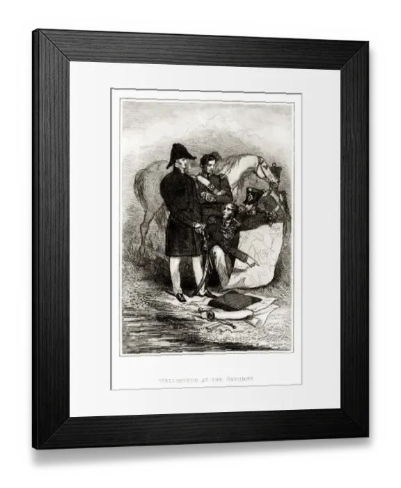 Framed Print : Duke of Wellington at the Garonne Framed Print : Duke of Wellington at the Garonne