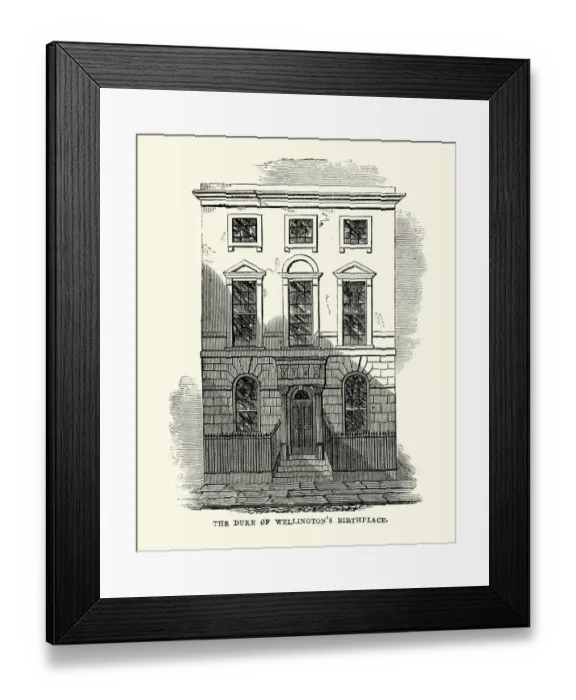 Framed Print : Duke of Wellington birthplace, Dublin, Ireland Framed Print : Duke of Wellington birthplace, Dublin, Ireland