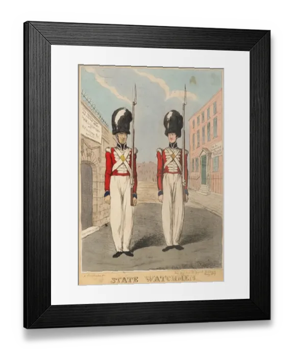 Framed Print : State Watchmen Framed Print : State Watchmen
