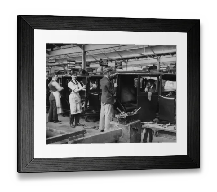 Framed Print : Car Upholstering Framed Print : Car Upholstering