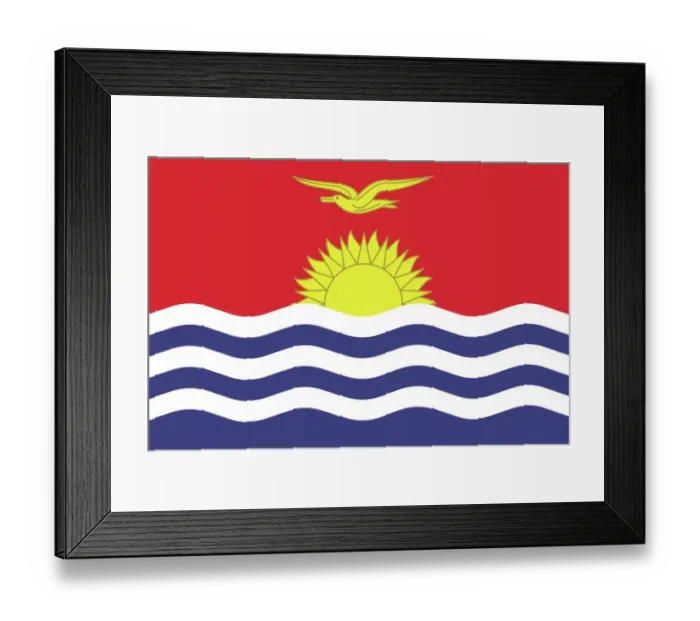 Framed Print : Flag of Kiribati Framed Print : Flag of Kiribati