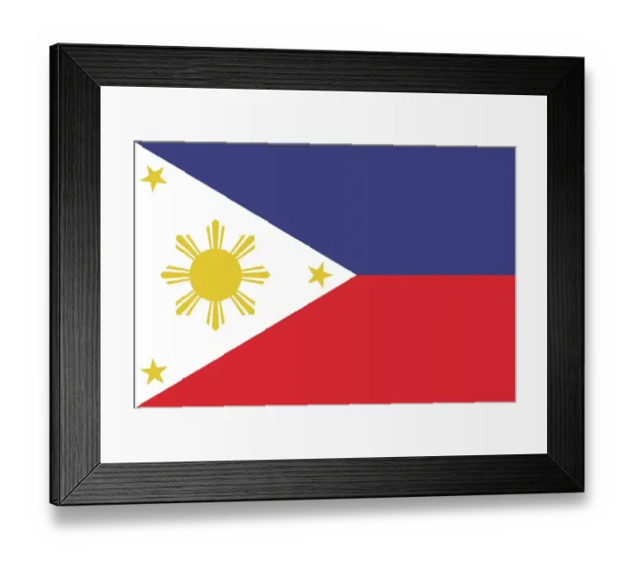 Framed Print : Flag of Philippines