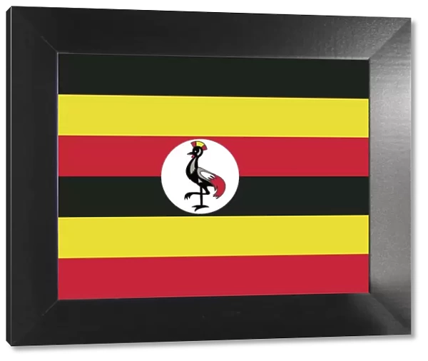 Flag of Uganda Illustration