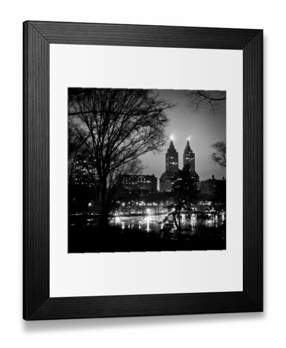 Framed Print : Central Park at Night Framed Print : Central Park at Night