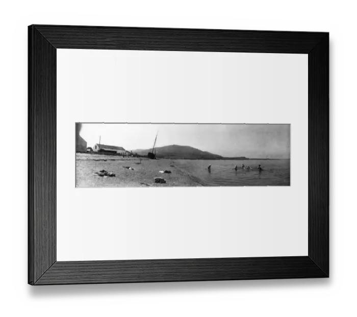 Framed Print : Bathing In Sea Framed Print : Bathing In Sea