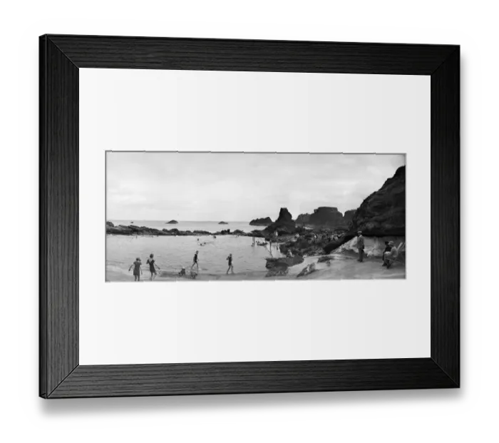 Framed Print : Bathing At Dunbar Framed Print : Bathing At Dunbar