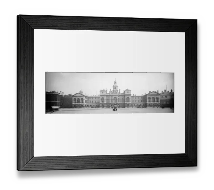 Framed Print : Whitehall. 1908: A view of Whitehall from Horse Guards Parade, London Framed Print : Whitehall. 1908: A view of Whitehall from Horse Guards Parade, London