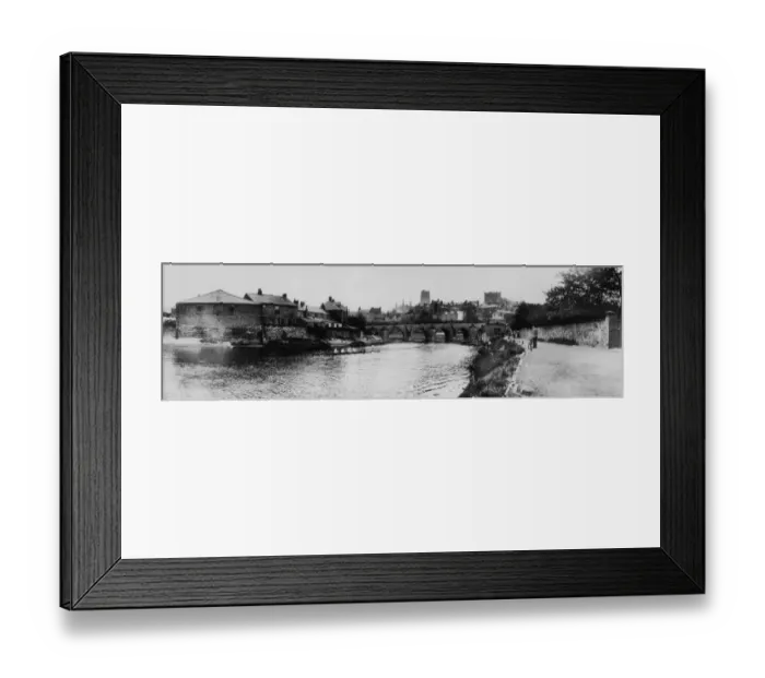 Framed Print : Durham Town Framed Print : Durham Town