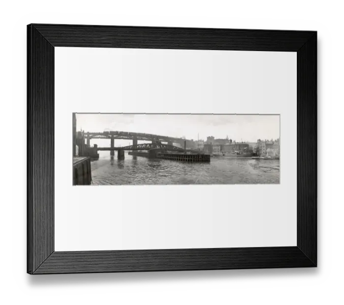 Framed Print : Train Over Tyne Framed Print : Train Over Tyne