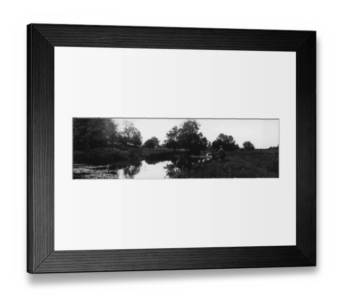 Framed Print : Idyllic Angling Framed Print : Idyllic Angling