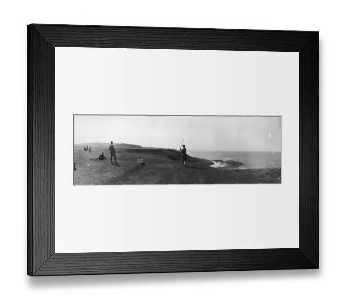 Framed Print : Golf By The Sea Framed Print : Golf By The Sea