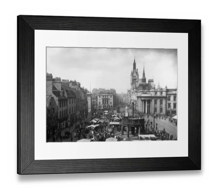Framed Print : Aberdeen Market