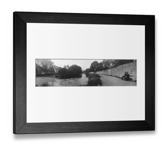 Framed Print : Waterside Panorama Framed Print : Waterside Panorama