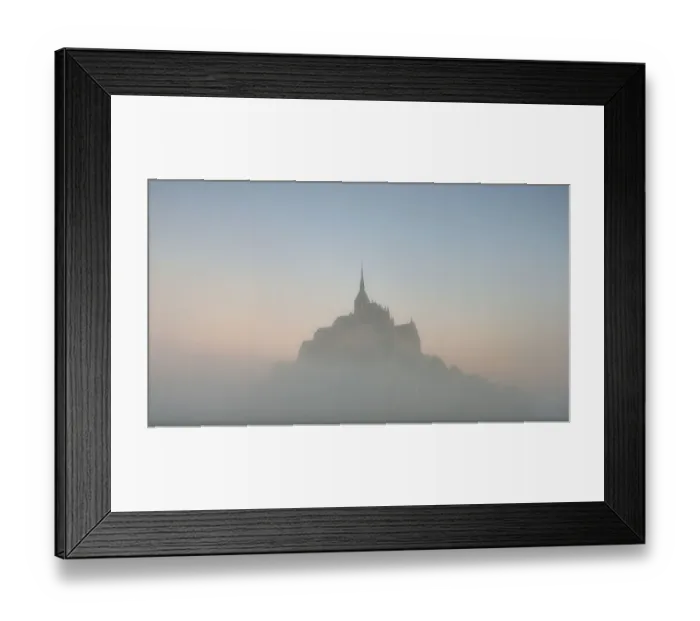 Framed Print : Mont-Saint-Michel Abbey at sunset, Normandy, France Framed Print : Mont-Saint-Michel Abbey at sunset, Normandy, France