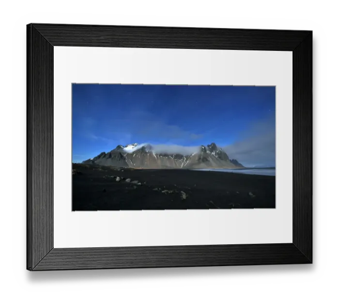 Framed Print : Vesturhorn mountain in Iceland Framed Print : Vesturhorn mountain in Iceland