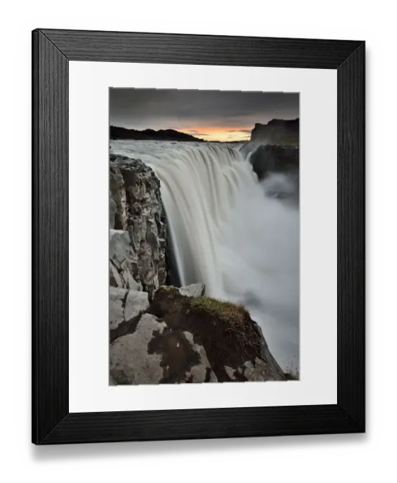 Framed Print : DETIFOSS WATERFALL IN ICELAND Framed Print : DETIFOSS WATERFALL IN ICELAND