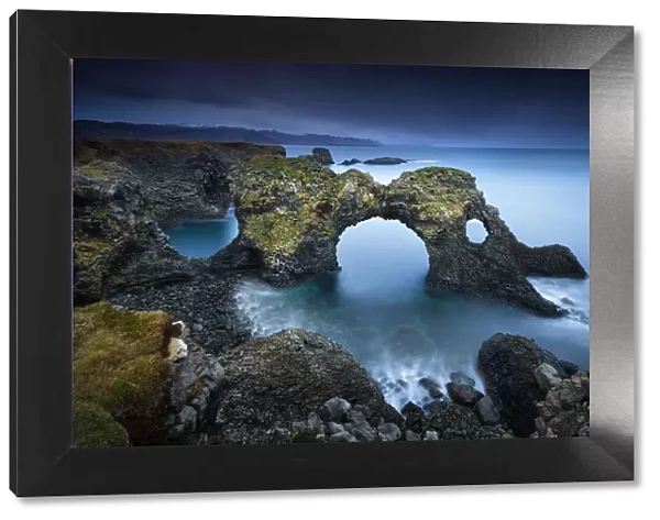 Gatklettur arch rock in Iceland