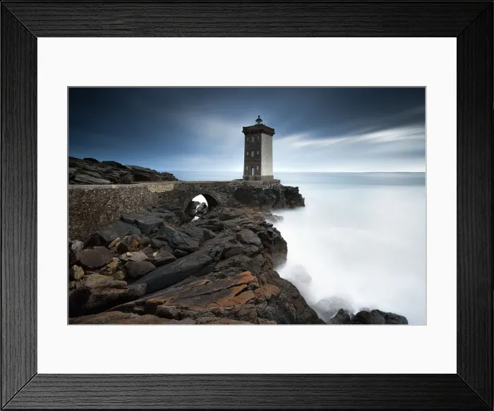 Framed Print : Kermorvan Lighthouse in Brittany