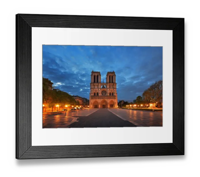 Framed Print : lluminated Notre Dame De Paris Framed Print : lluminated Notre Dame De Paris