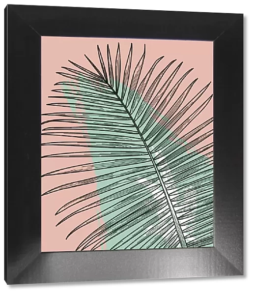 80s Palm Print