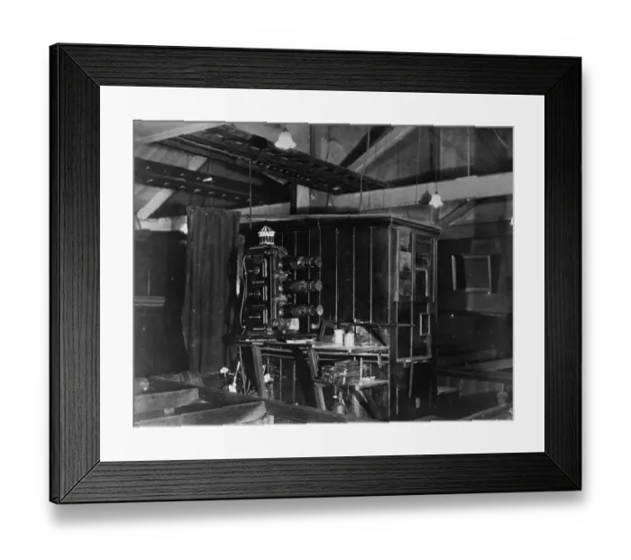 Framed Print : Triple Camera