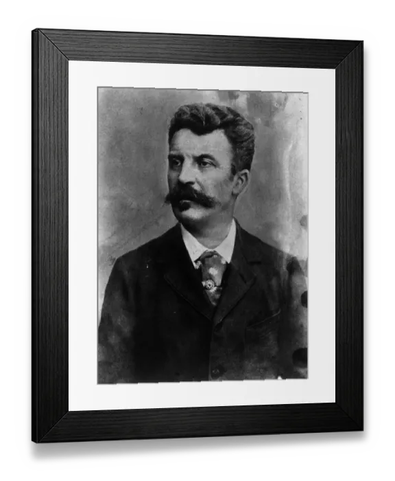 Framed Print : Guy De Maupassant Framed Print : Guy De Maupassant