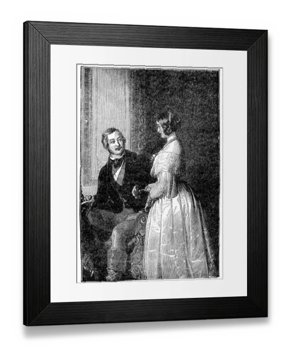 Framed Print : Queen Victoria and Prince Albert