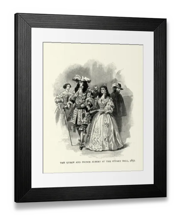 Framed Print : Queen Victoria and Prince Albert in Fancy Dress, 1851 Framed Print : Queen Victoria and Prince Albert in Fancy Dress, 1851