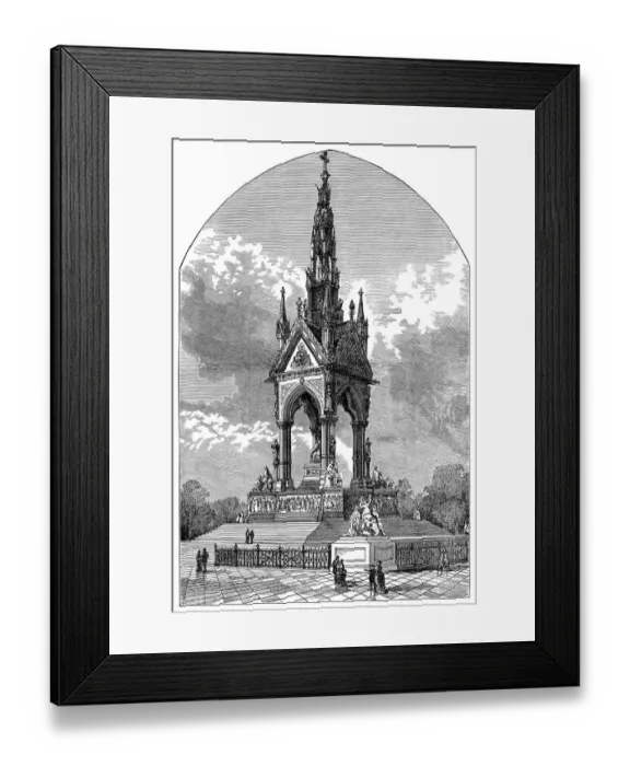 Framed Print : Albert Memorial, Kensington Gardens, London Framed Print : Albert Memorial, Kensington Gardens, London