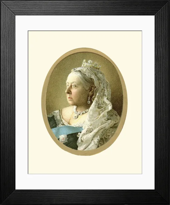 Framed Print : Portrait of Queen Victoria Framed Print : Portrait of Queen Victoria