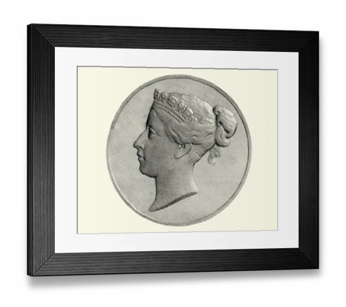 Framed Print : Portait of Queen Victoria as a young woman Framed Print : Portait of Queen Victoria as a young woman