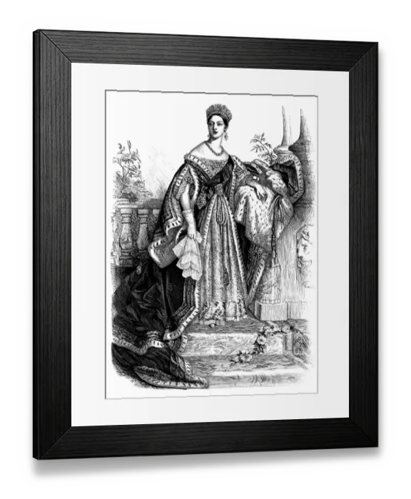 Framed Print : Victoria (Alexandrina Victoria; 24 May 1819 a 22 January 1901) was Queen of the United Framed Print : Victoria (Alexandrina Victoria; 24 May 1819 a 22 January 1901) was Queen of the United