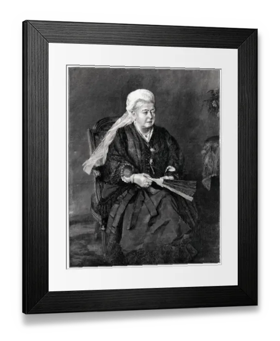 Framed Print : Portrait of Queen Victoria Framed Print : Portrait of Queen Victoria