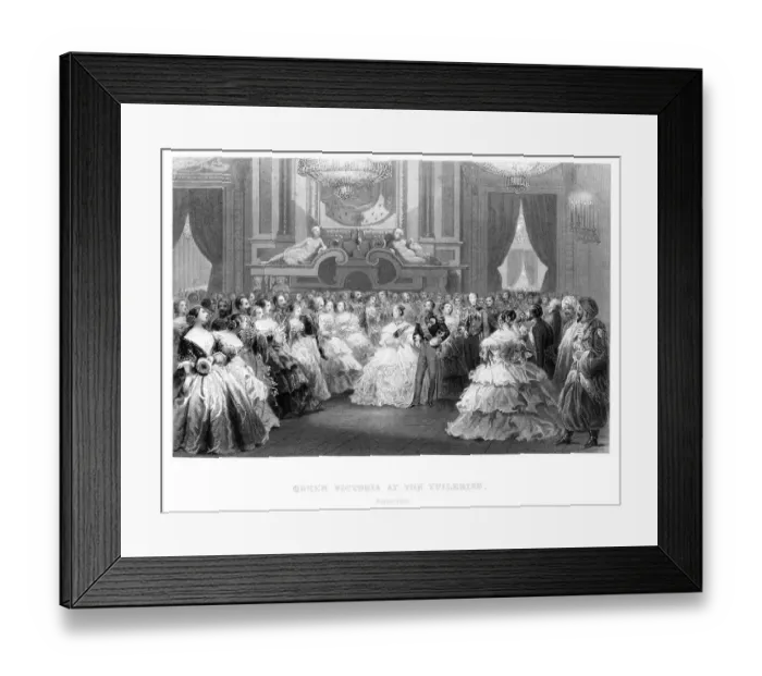 Framed Print : Queen Victoria and Napoleon III Framed Print : Queen Victoria and Napoleon III