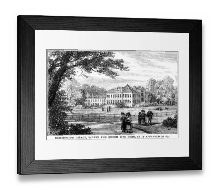 Framed Print : Kensington Palace, London, in 1831