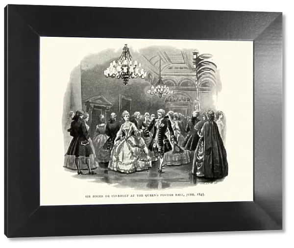Sir Roger De Coverley at Queen Victorias Powder Ball, 1845