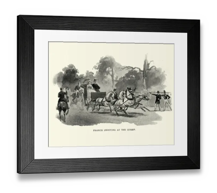 Framed Print : John Francis attempted assassination of Queen Victoria Framed Print : John Francis attempted assassination of Queen Victoria