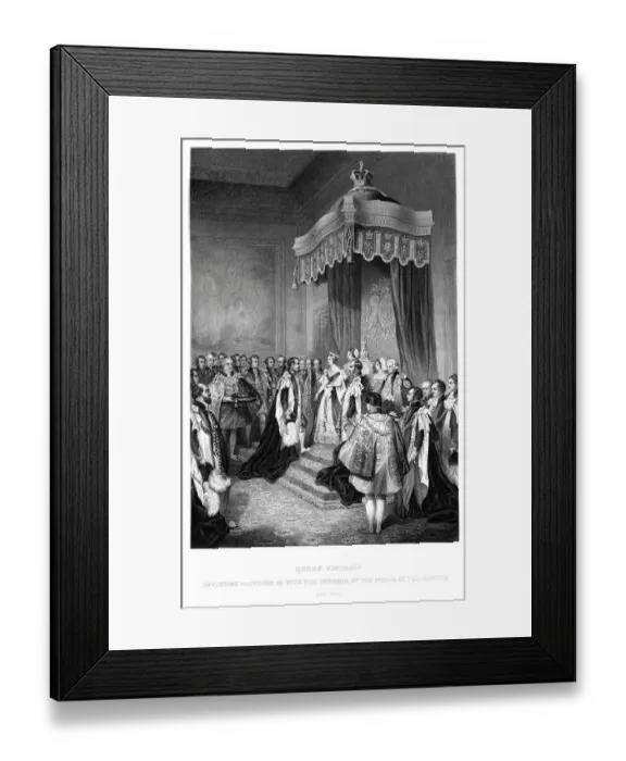 Framed Print : Queen Victoria and Napoleon III Framed Print : Queen Victoria and Napoleon III