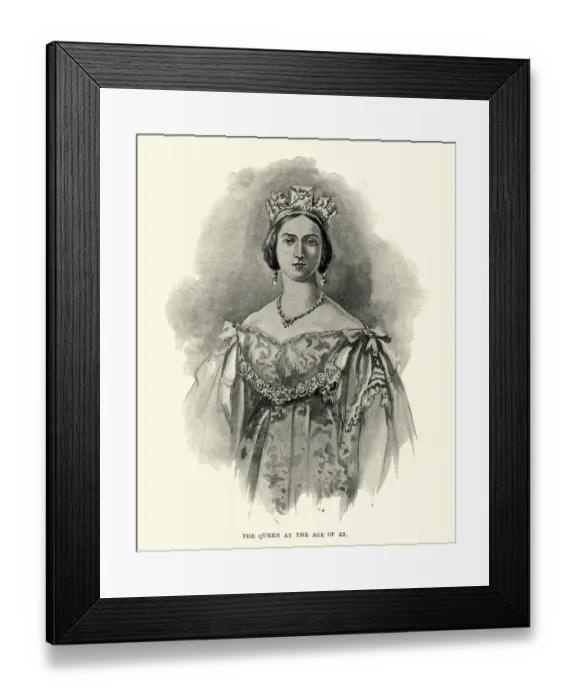Framed Print : Queen Victoria at the age of 22 Framed Print : Queen Victoria at the age of 22
