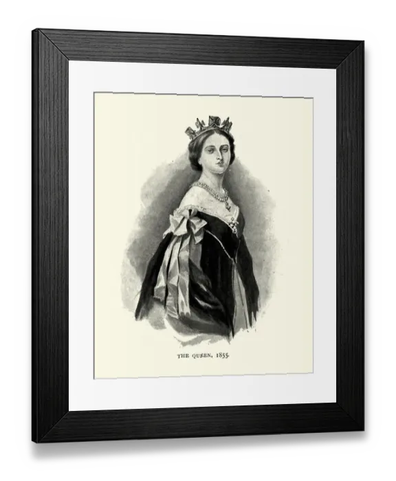 Framed Print : Queen Victoria in 1855 Framed Print : Queen Victoria in 1855