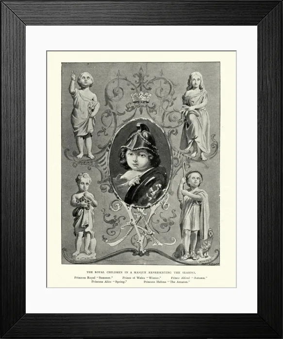 Framed Print : Children of Queen Victoria and Prince Albert Framed Print : Children of Queen Victoria and Prince Albert