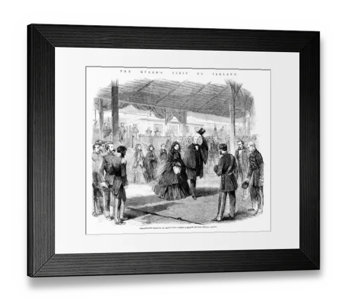 Framed Print : Queen Victorias visit to Ireland Framed Print : Queen Victorias visit to Ireland