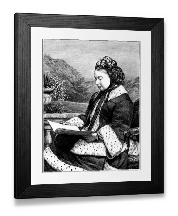 Framed Print : Queen Victoria of Great Britain (1874 illustration) Framed Print : Queen Victoria of Great Britain (1874 illustration)