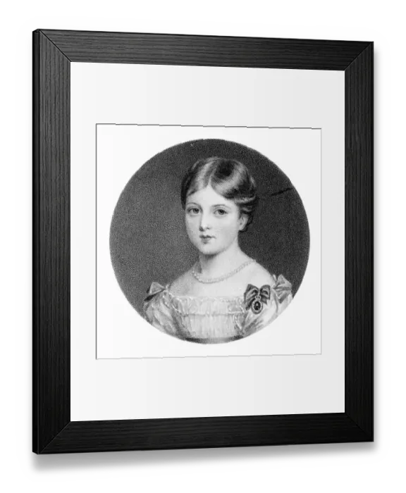 Framed Print : Queen Victoria of UK, as a child Framed Print : Queen Victoria of UK, as a child