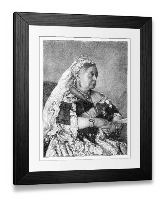 Framed Print : Queen Victoria of the United Kingdom portrait 1897 Framed Print : Queen Victoria of the United Kingdom portrait 1897