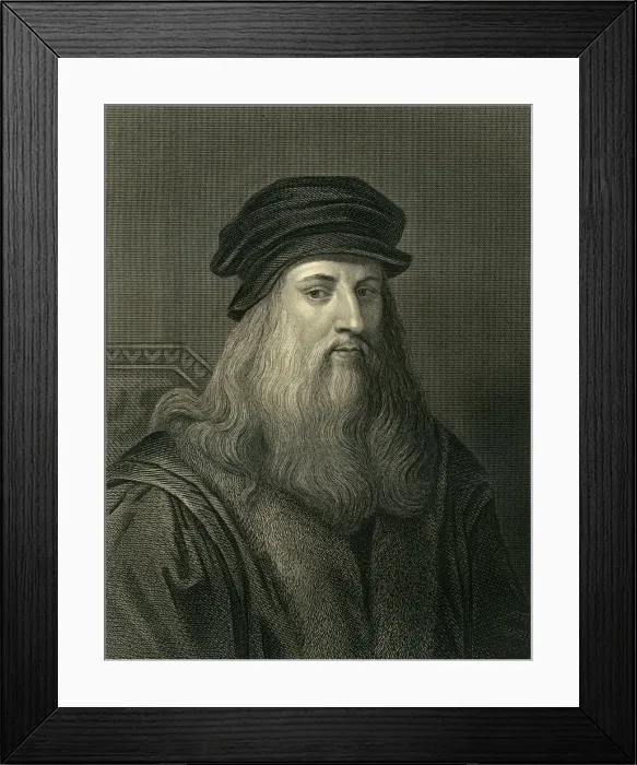 Framed Print : Leonardo da Vinci (XXXL) Framed Print : Leonardo da Vinci (XXXL)