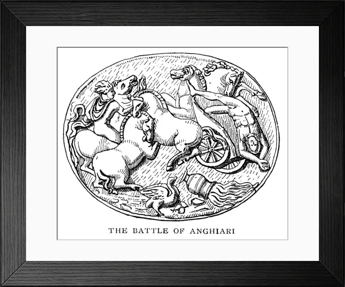 Framed Print : The Battle of Anghiari Framed Print : The Battle of Anghiari