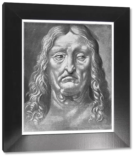Face of a man by Leonardo Da Vinci